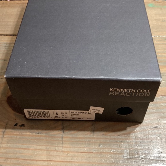 Pewter Slingback Kenneth Cole Reaction heels 8M - Picture 4 of 4